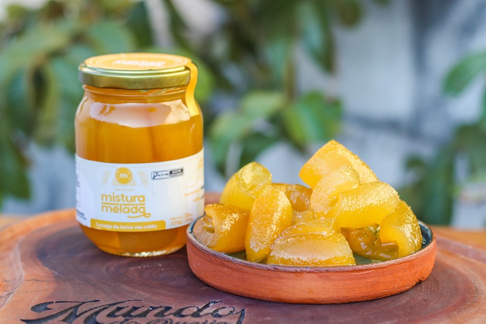 COMPOTA DE LARANJA DA TERRA ARTESANAL MISTURA MELADA 320G