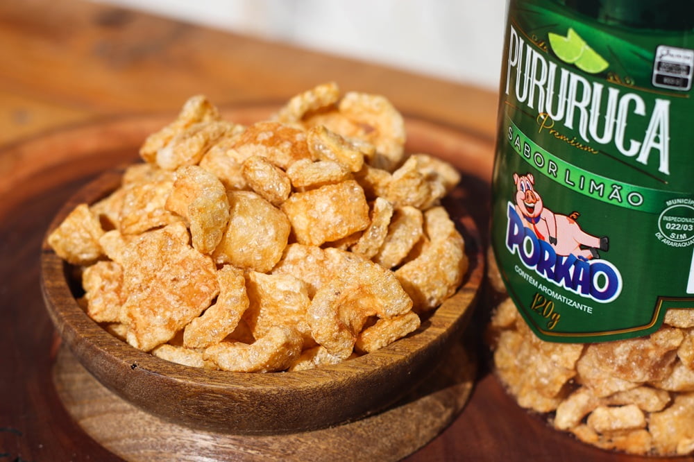 TORRESMO PURURUCA SABOR LIMÃO - PORKAO 120G