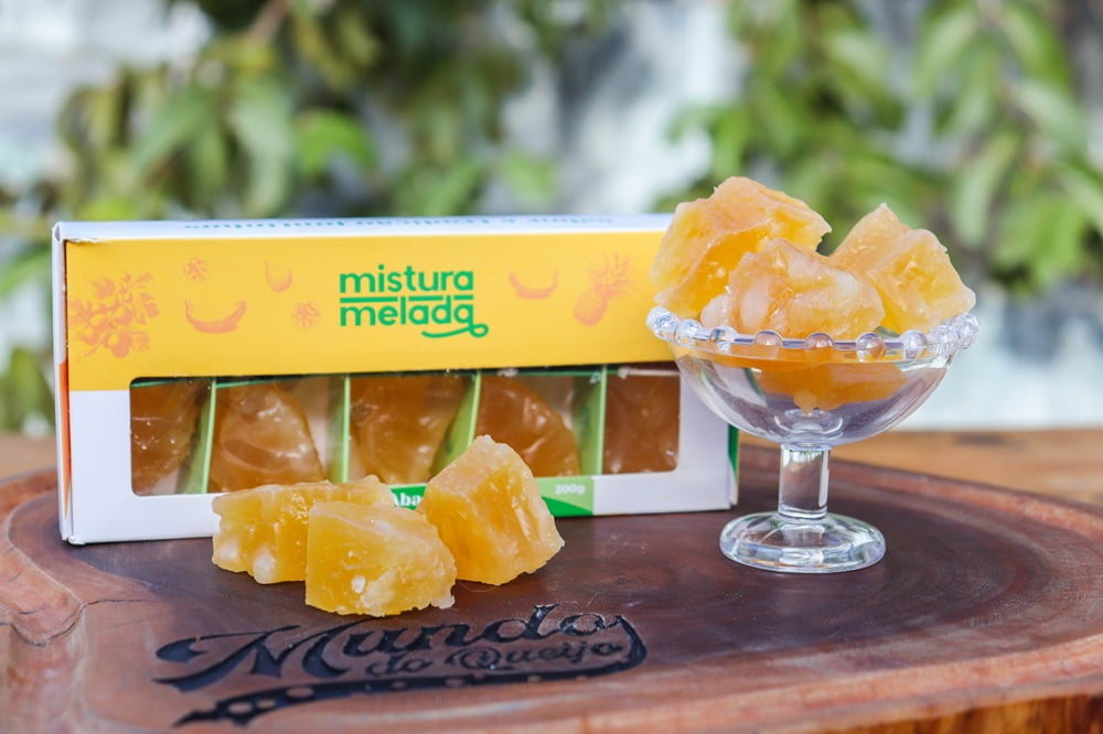 FRUTAS CRISTALIZADAS ARTESANAIS - ABACAXI CRISTALIZADO 200G