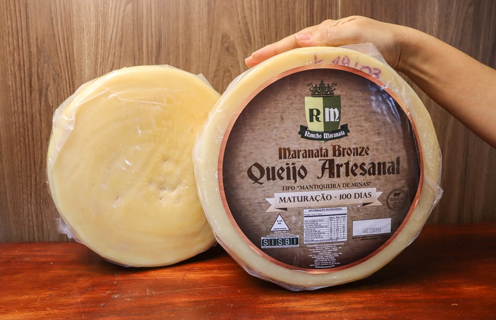 QUEIJO PARMESÃO MARANATA BRONZE PEÇA INTEIRA 100 DIAS 5KG