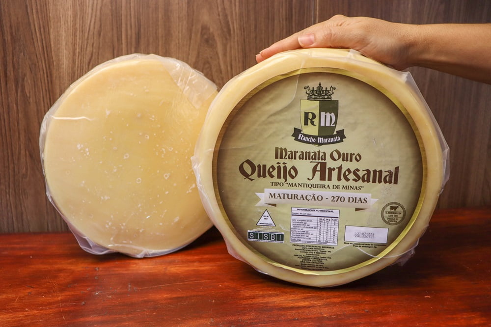 QUEIJO PARMESÃO MARANATA OURO PEÇA INTEIRA 9 MESES 5KG