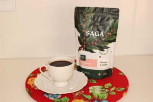 CAFÉ ESPECIAL SAGA CANASTRA 100% ARÁBICA - MOÍDO - TORRA MÉDIA - 250G