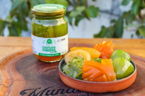 COMPOTA DE FRUTAS MISTAS ARTESANAL MISTURA MELADA 320G