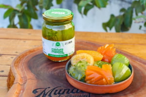 COMPOTA DE FRUTAS MISTAS ARTESANAL MISTURA MELADA 320G