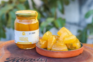 COMPOTA DE LARANJA DA TERRA ARTESANAL MISTURA MELADA 320G