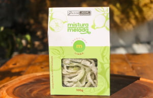 CASQUINHA DE LIMAO CRISTALIZADA 100GR
