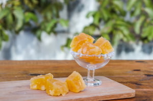FRUTAS CRISTALIZADAS ARTESANAIS - ABACAXI CRISTALIZADO 200G