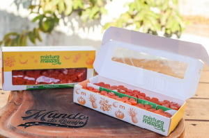 FRUTAS CRISTALIZADAS ARTESANAIS - ABOBORA FLOR 200G