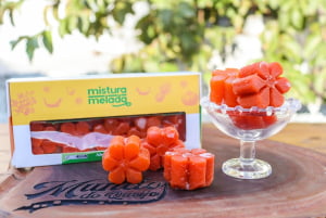 FRUTAS CRISTALIZADAS ARTESANAIS - ABOBORA FLOR 200G