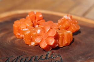 FRUTAS CRISTALIZADAS ARTESANAIS - ABOBORA FLOR 200G