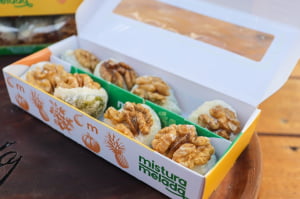 FRUTAS CRISTALIZADAS ARTESANAIS - FIGO COM DOCE DE LEITE E NOZES 200G