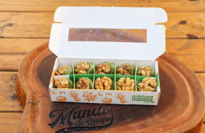 FRUTAS CRISTALIZADAS ARTESANAIS - FIGO COM NOZES 200G
