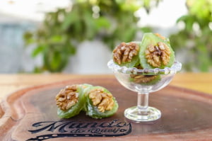 FRUTAS CRISTALIZADAS ARTESANAIS - FIGO COM NOZES 200G