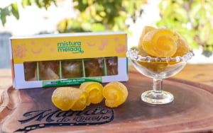 FRUTAS CRISTALIZADAS ARTESANAIS - LARANJA DA TERRA 200G