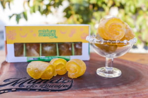 FRUTAS CRISTALIZADAS ARTESANAIS - LARANJA DA TERRA 200G