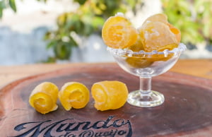 FRUTAS CRISTALIZADAS ARTESANAIS - LARANJA DA TERRA 200G
