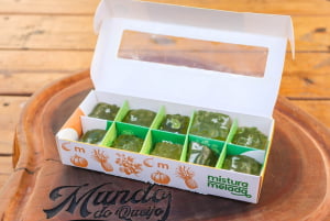 FRUTAS CRISTALIZADAS ARTESANAIS - MAMAO BORDADO 200GR