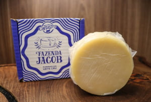 QUEIJO CANASTRA DO VIVALDO - FAZENDA JACOB - PREMIADO SUPER OURO - MERENDEIRO PESO 350G